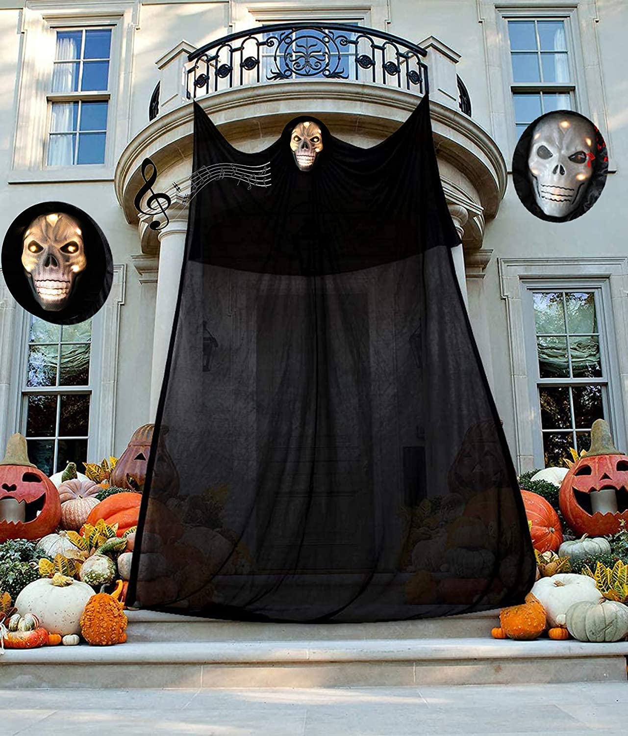 HAPPIWIZ 11 FT Halloween Ghost Hanging Decorations