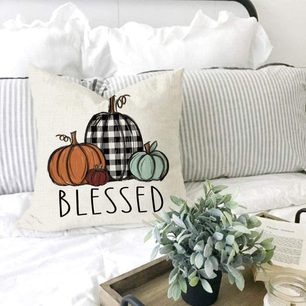 Niyattn Thanksgiving Pillow Covers 18x18 Set of 4