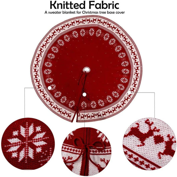 HAPPIWIZ Christmas Tree Skirt 48 inch